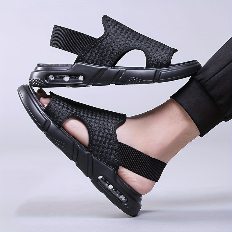 Men's Plaid Slide Sandals Outdoor Walking Shoes