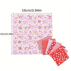 50Pcs Cotton Fabric Bundle Fat Quarter for DIY Sewing and Quilting