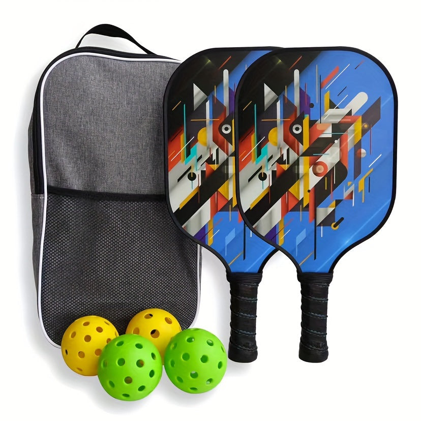 Pickle Ball Racket Set Glass Fiber PP Honeycomb Core Racket