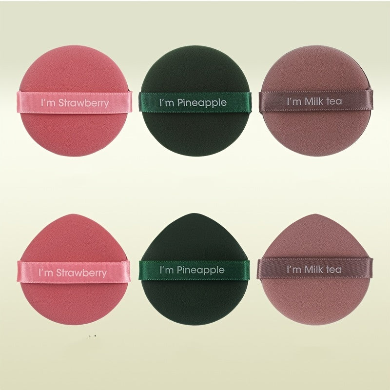 7pcs Air Cushion Puff for Liquid Cream Foundation and Powder Makeup Tool