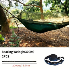2pcs Hammock Tree Straps Hanging Rope Outdoor Adjustable Strap Bandage