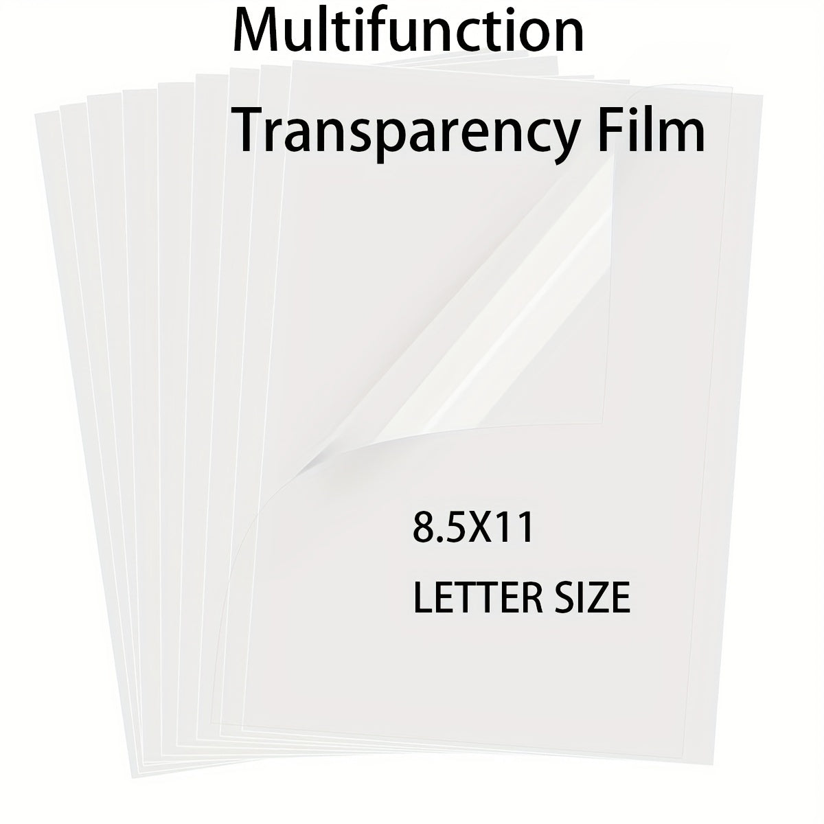100 Sheets 4 0mil Clear Transparency Film for Inkjet Printers