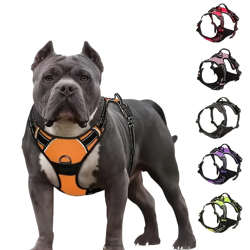 Adjustable No Pull Dog Harness with Padded Vest - Comfortable Walking Experience