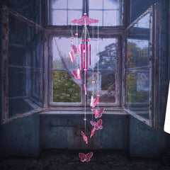 Butterfly Bell Wind Chime for Outdoor Decor