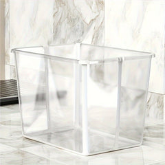 1PC Foldable Bath Bucket Foot Bucket Travel Storage Basket