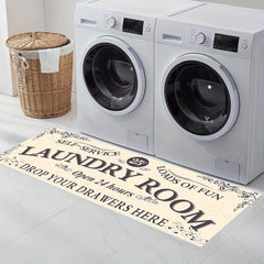 Non-slip Laundry Room Mat for Home Decor