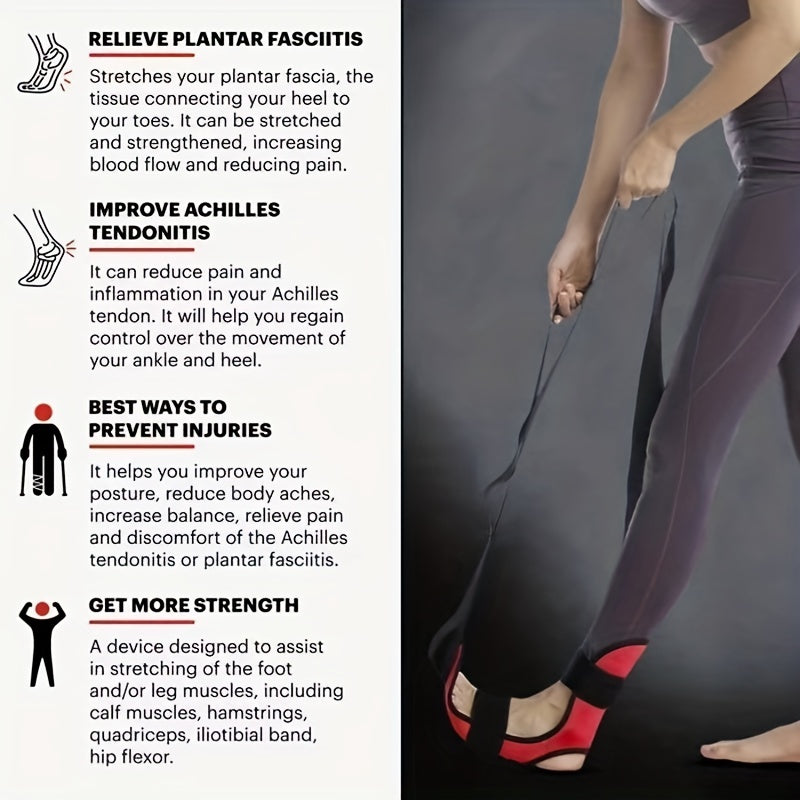 Yoga Stretch Belt Segmented Adjustment Elastic Belt