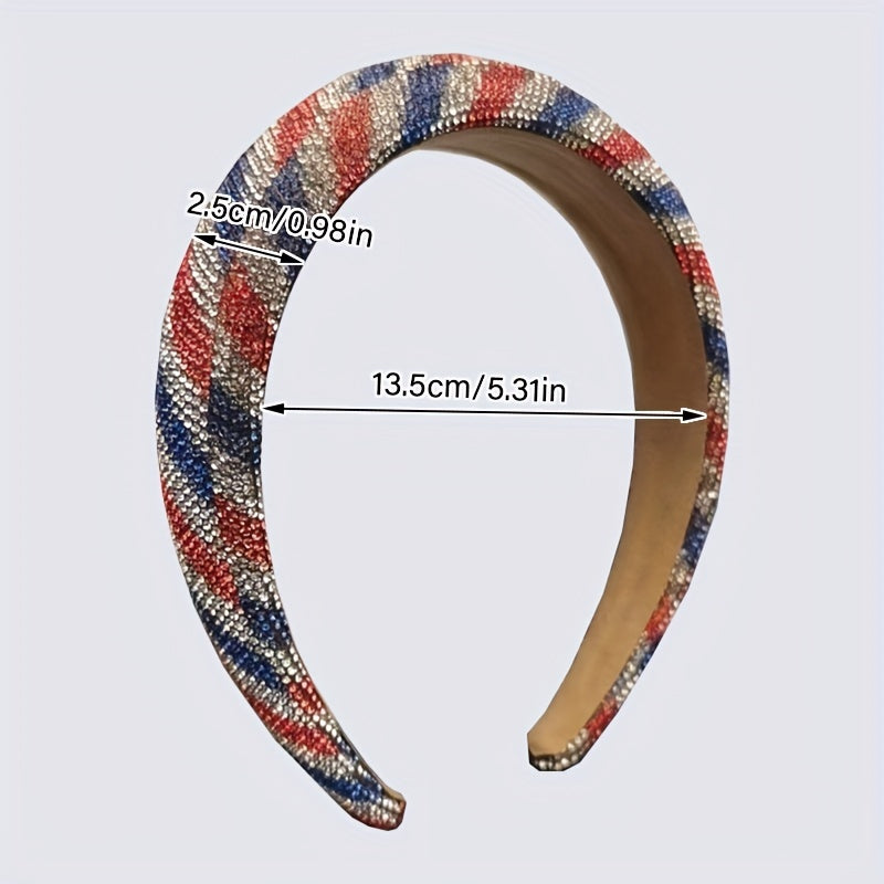 Independence Knotted Hair Band American Flag Element Head Hoop