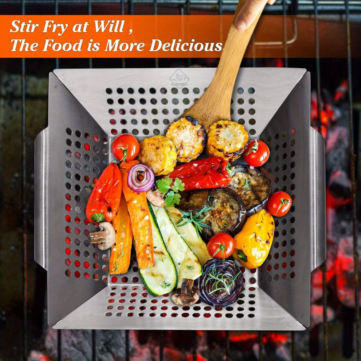 Heavy Duty Grill Basket Large Grilling Basket Stainless Steel