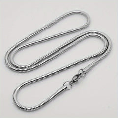 304 Stainless Steel Round Snake Chain Electroplated Golden Snake Bone Chain