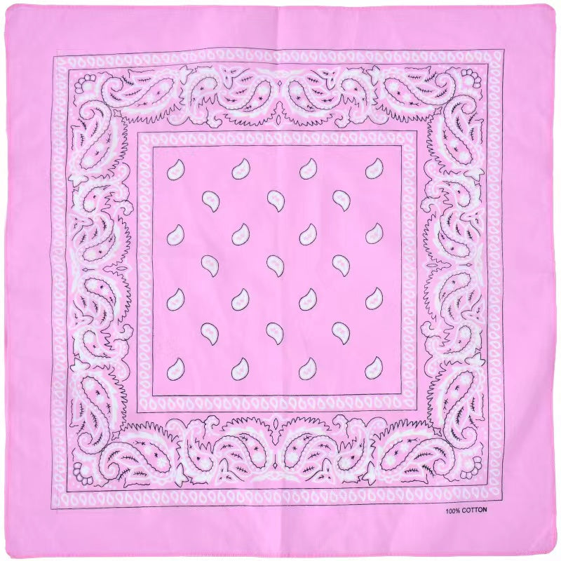 Cashew Print Multifunctional Square Scarf Bandana Neck Gaiter Headband