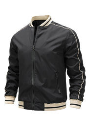 Men's Patchwork Jacket Baseball Large Size Loose Jacket