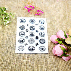 DIY Silicone Transparent Stamp Insect Animal House