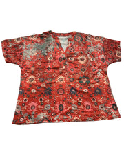  Boho Blouse Women's Plus Floral Print Top