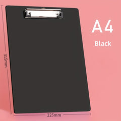 1pc A4 Clipboards With Metal Clip For Office