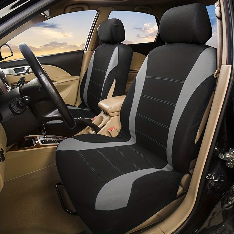 9PCS Waistline Pattern Car Seat Cover