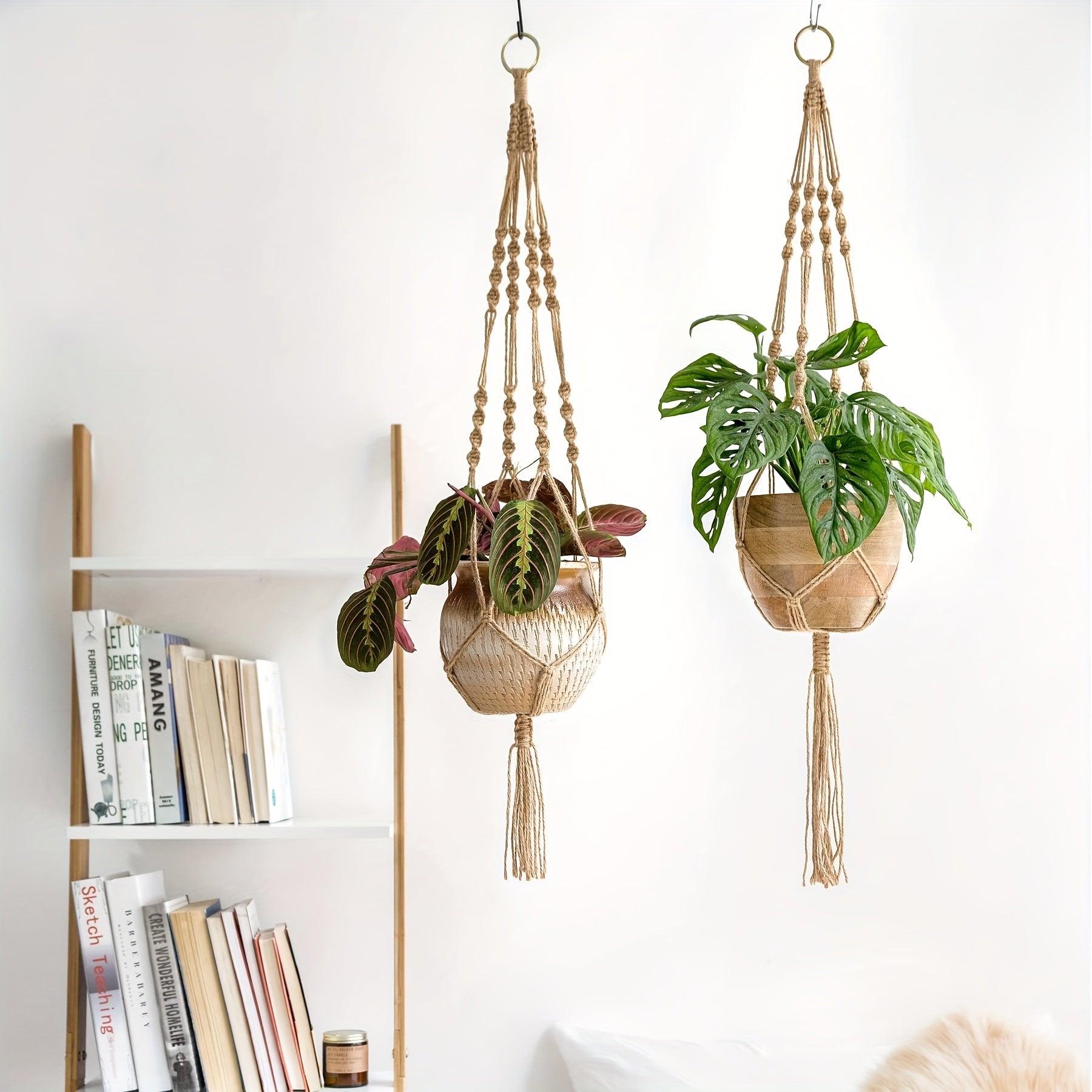 Boho Hemp Rope Plant Hanger