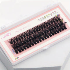60Pcs Lash Clusters 50D 60D 80D DIY Eyelash Extension DD Curling Volume