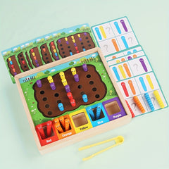 Wooden Bug Catching Game for Kids - Back to School Fun!