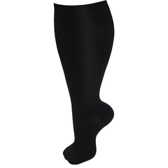 3 Pairs Copper Compression Socks 20-30 mmHg Knee High Wide Calf Support