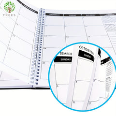 Trees 1pc Monthly Planner Calendar 2 Year Weekly Monthly Planner