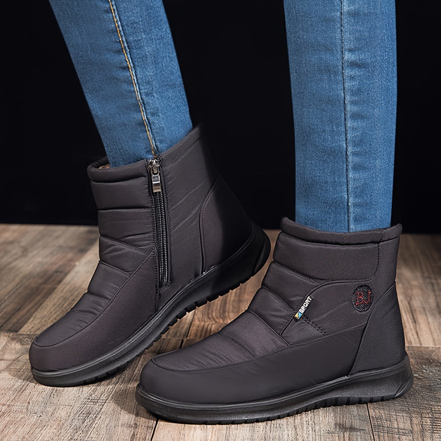 Waterproof Faux Fur Snow Boots for Women