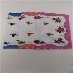 10pcs Vintage Handkerchiefs Party Favors