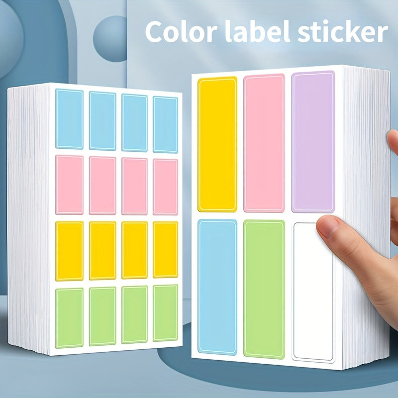 10pcs Colorful Self Adhesive Label Stickers for Classification and Marking
