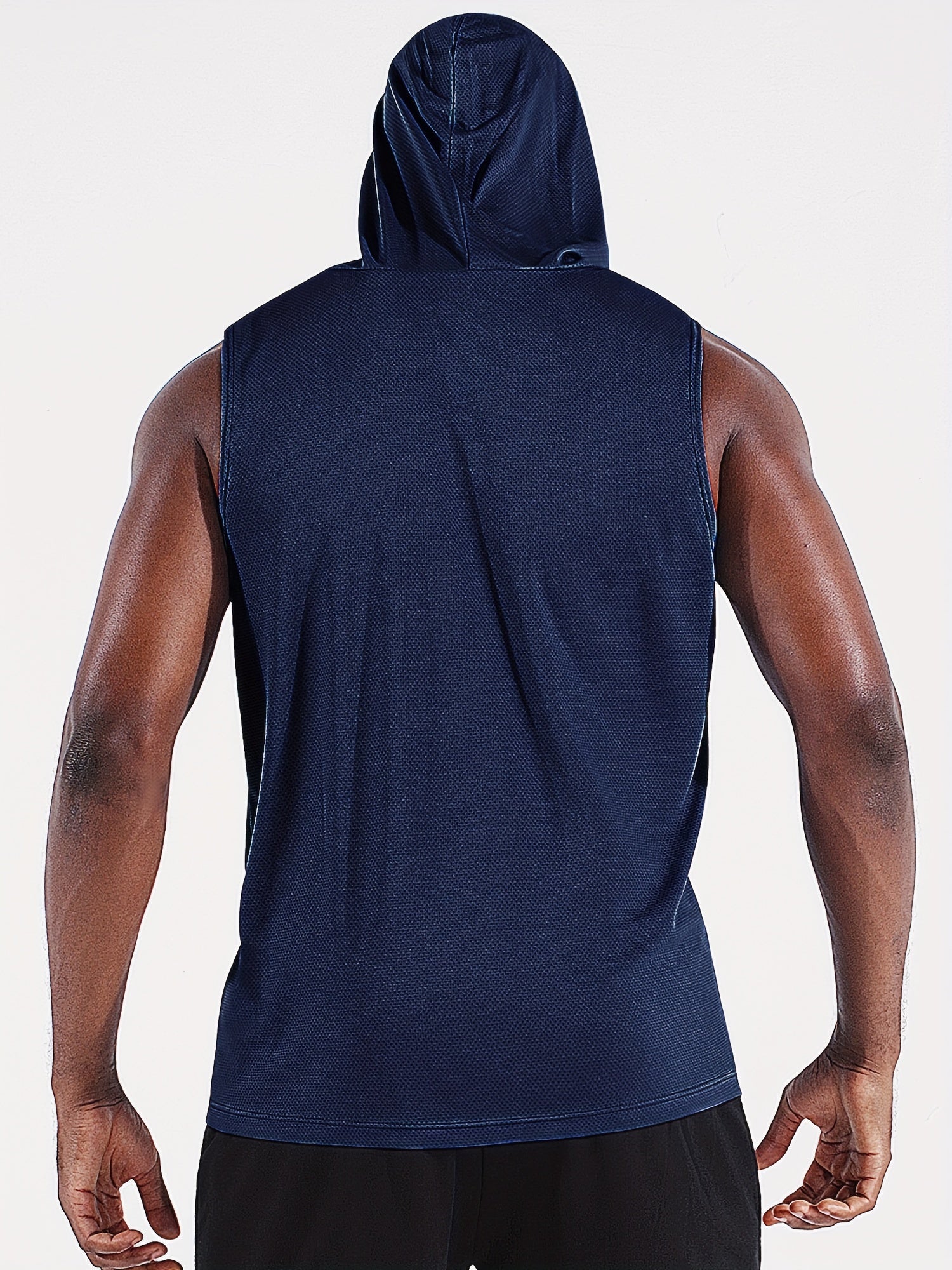 Men's Sleeveless Hooded Tank w/ Moisture Wicking