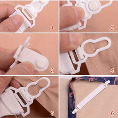 4pcs Mattress Sheet Clip Grippers Straps Holder Fastener Anti-slip Buckles