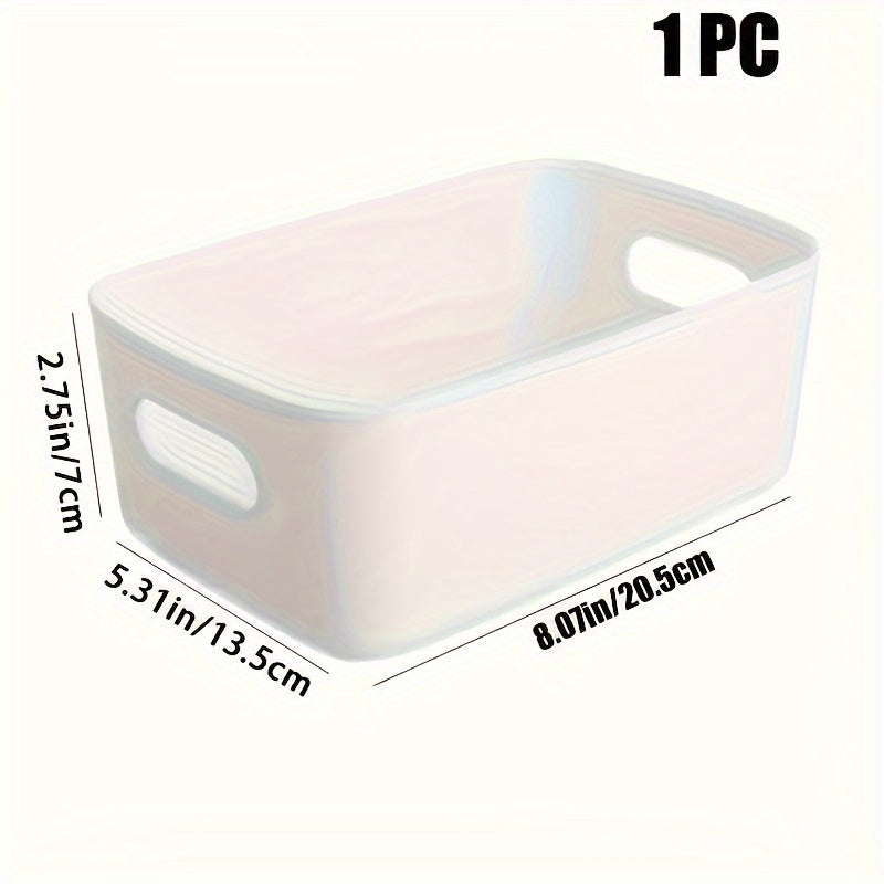 Desktop Plastic Box Storage Organizer for Office and Kitchen