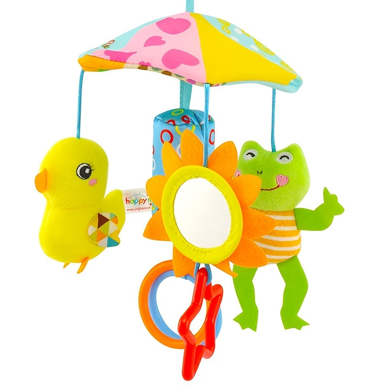 Baby Stroller Crib Hanging Toy Music Plush Cartoon Soothes