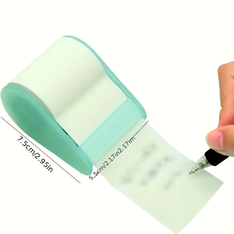 10pcs Tear Sticky Notes with Tape Seat Tearable Memo Pad Student Message Note