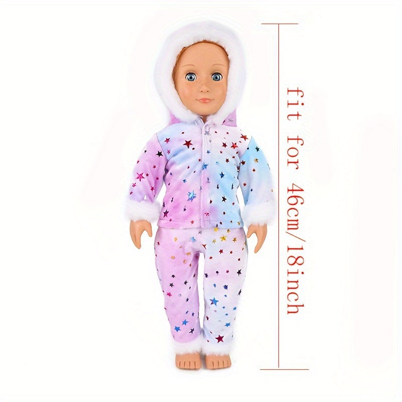 Holiday Style Doll Clothes Set for 18-inch Dolls