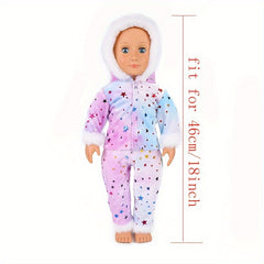 Holiday Style Doll Clothes Set for 18-inch Dolls