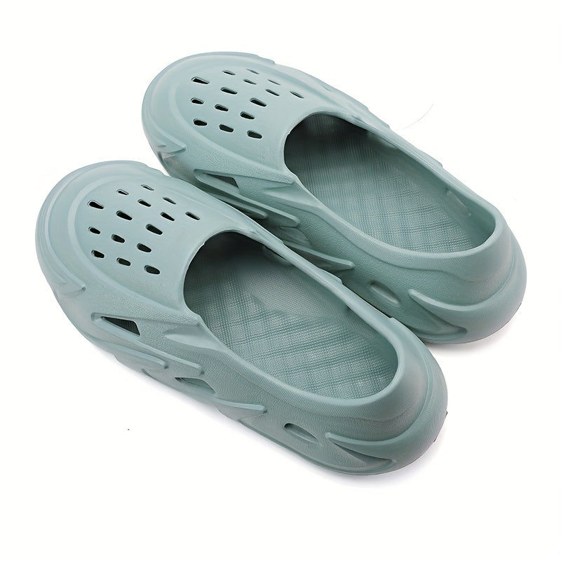 Men's Lightweight Summer Clogs Hollow Out Non Slip Garden Shoes