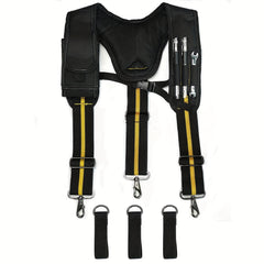 Tool Belt Suspenders Nail Pocket Set Adjustable Lumbar Support