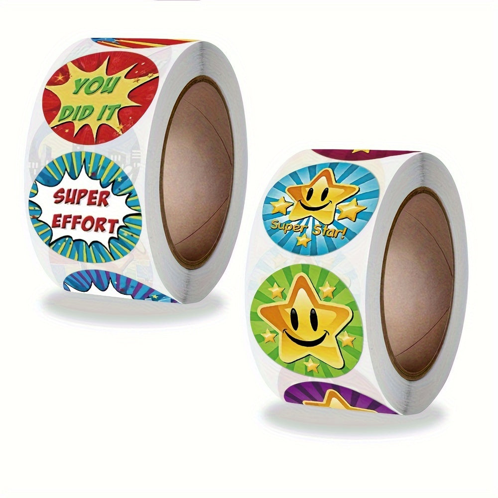 500pcs Cartoon Toy Stickers Teacher Encouragement Reward Game Stickers