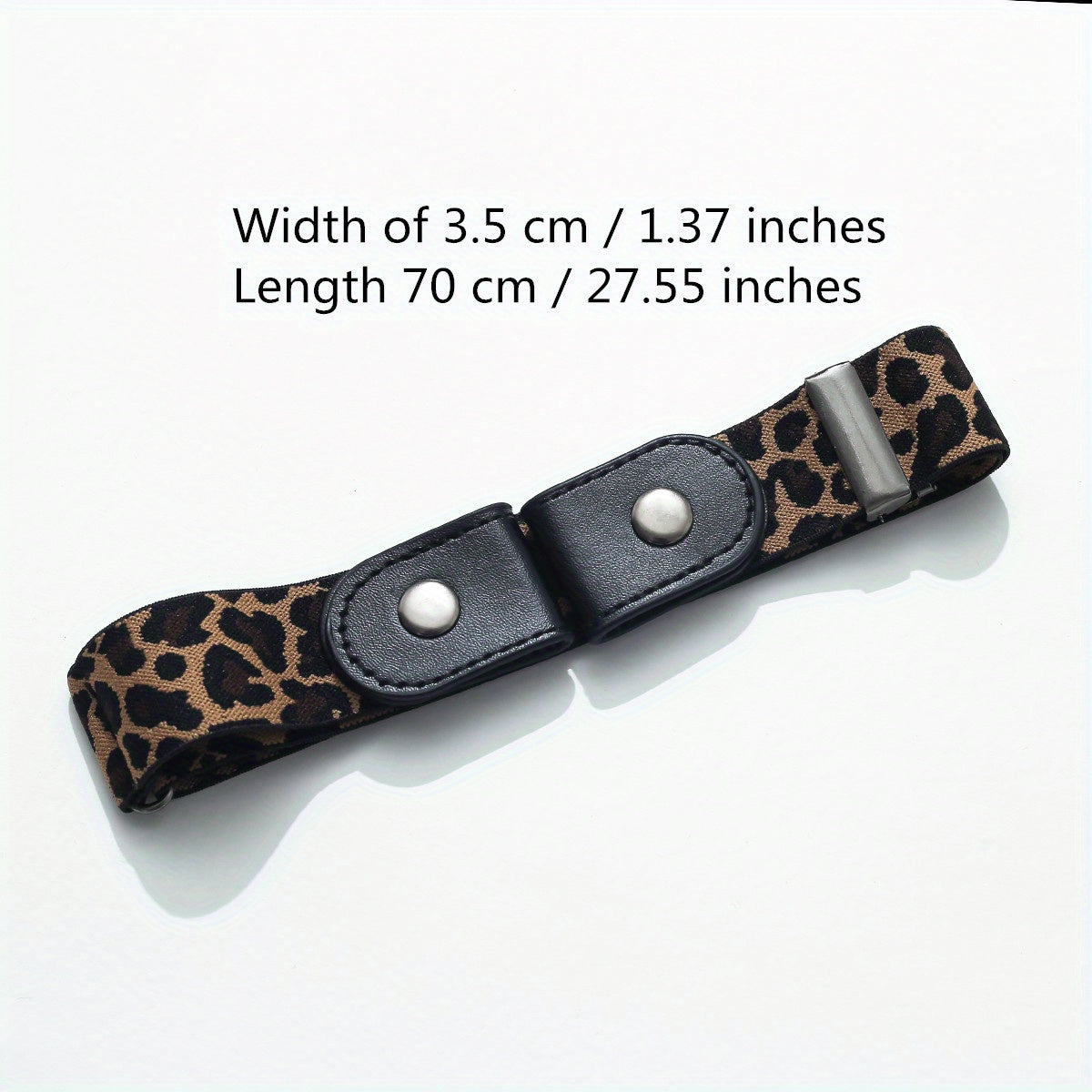 No Buckle Stretch Belt For Women Unisex Elastic Belts Jeans Dresses