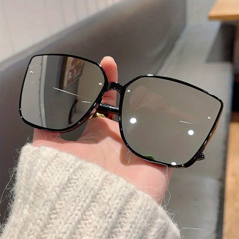 Cat Eye Mirror Lens Sunglasses UV400