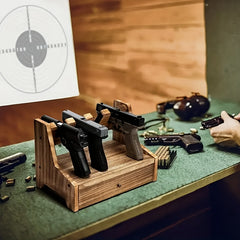 Wood Rack with Drawer for Storing Accessories