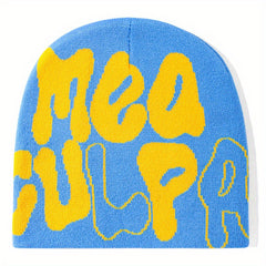 Unisex Hip Hop Knit Beanie Cap Men's Candy Y2K Thermal Hat