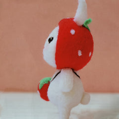 Red Strawberry Rabbit Felt DIY Material Package Doll Decoration Sewing Beginner