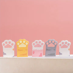 Cat Paw Sticky Note Set with 120 Stickers