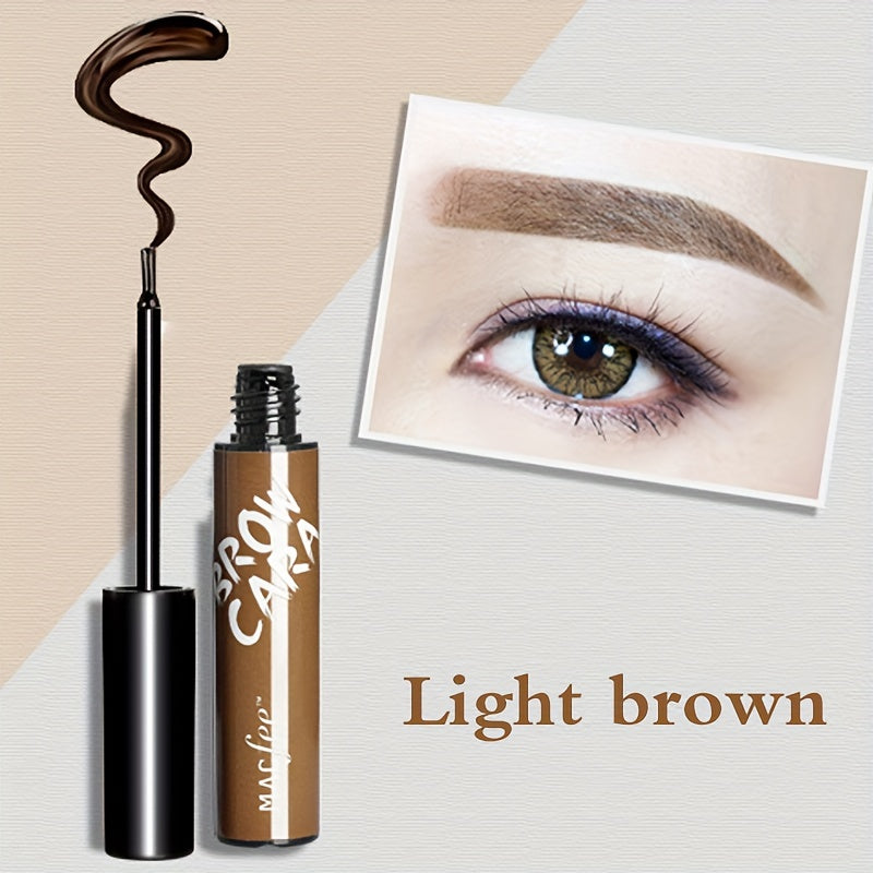 Eyebrow Tint Stick Long-lasting Waterproof Dye Cream with Stencil