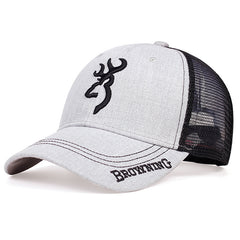 Men's Breathable Baseball Cap with Net Design
