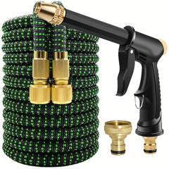 Telescopic Water Gun Hose Garden Cleaning Kit 25FT
