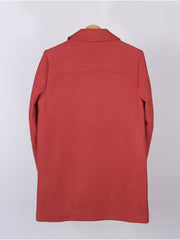 Double Button Cross Lapel Blazer with Pockets