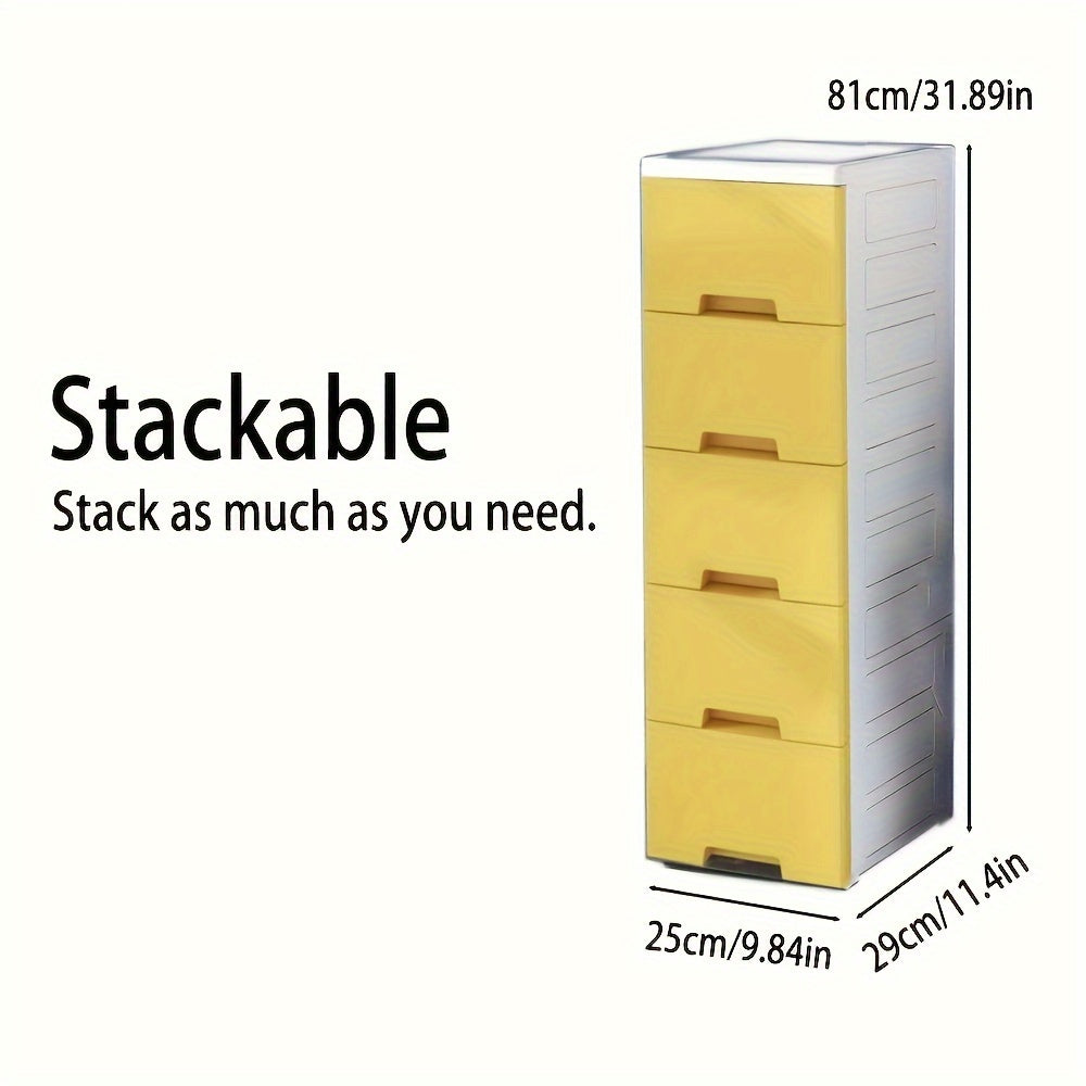 1pc Layer Storage Cabinet Clothes Drawer Large Capacity Storage