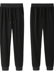 Men's Solid Sweatpants Casual Stretch Joggers For Outdoor Spring